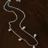 Versatile Layerable Rice Freshwater Pearl Necklace - floysun
