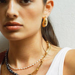 Versatile Layerable Rice Freshwater Pearl Necklace - floysun