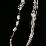Versatile Natural Baroque Pearl Extension Chain | Luxury DIY Jewelry Accessory - floysun