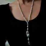Versatile Natural Baroque Pearl Extension Chain | Luxury DIY Jewelry Accessory - floysun