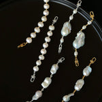 Versatile Natural Baroque Pearl Extension Chain | Luxury DIY Jewelry Accessory - floysun
