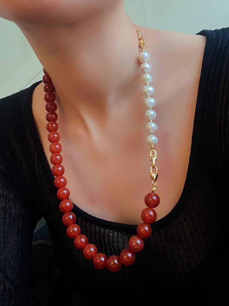 Versatile Natural Baroque Pearl Extension Chain | Luxury DIY Jewelry Accessory - floysun
