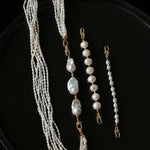 Versatile Natural Baroque Pearl Extension Chain | Luxury DIY Jewelry Accessory - floysun