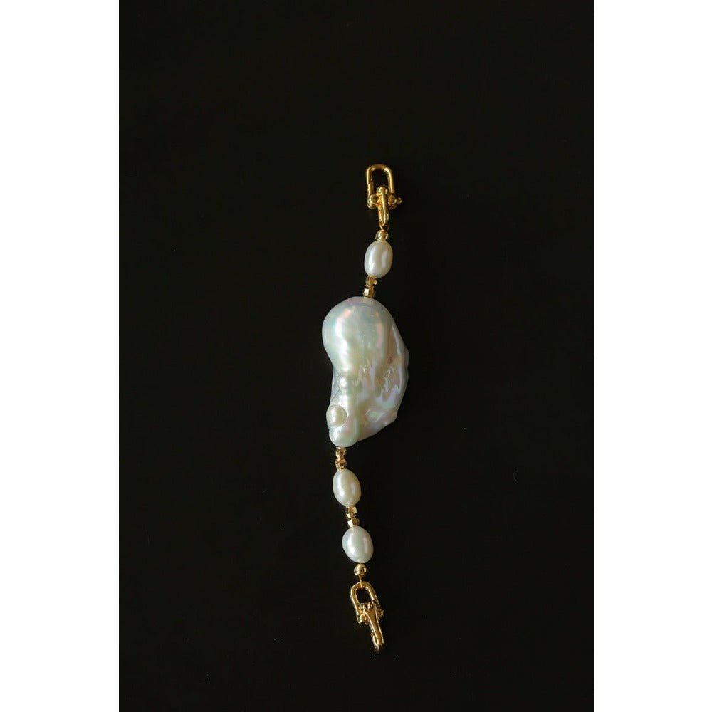 Versatile Natural Baroque Pearl Extension Chain | Luxury DIY Jewelry Accessory - floysun