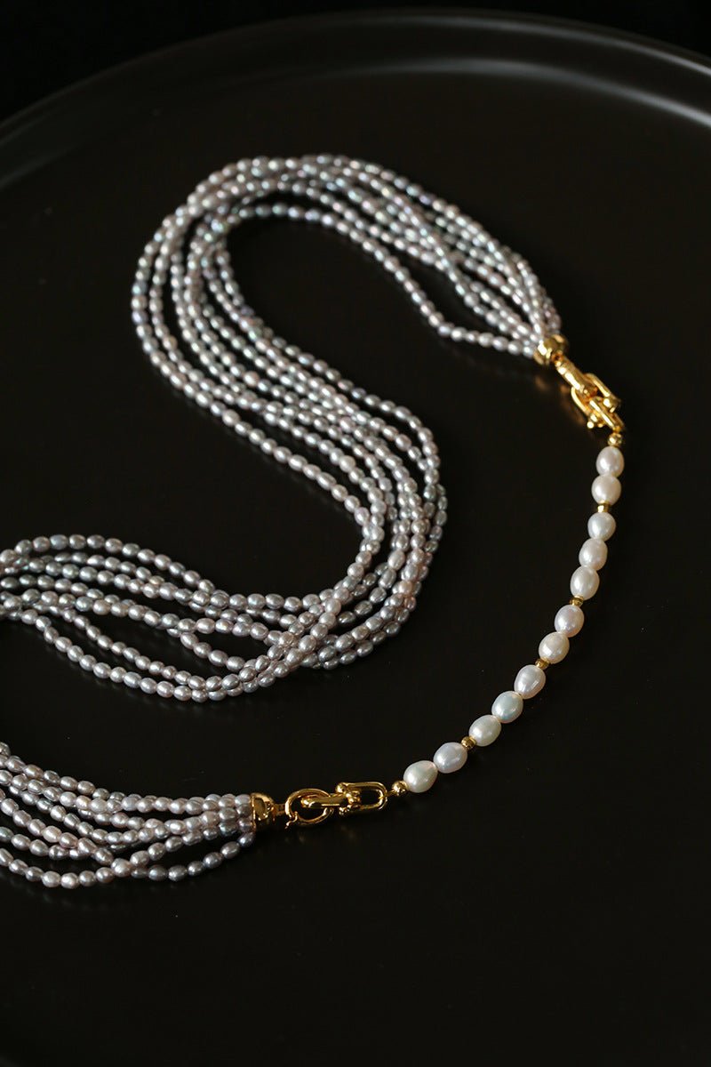 Versatile Natural Baroque Pearl Extension Chain | Luxury DIY Jewelry Accessory - floysun