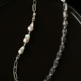 Versatile Natural Baroque Pearl Extension Chain | Luxury DIY Jewelry Accessory - floysun