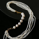 Versatile Natural Baroque Pearl Extension Chain | Luxury DIY Jewelry Accessory - floysun
