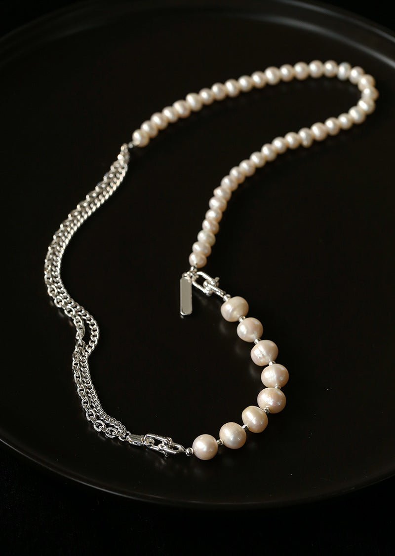 Versatile Natural Baroque Pearl Extension Chain | Luxury DIY Jewelry Accessory - floysun