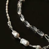 Versatile Natural Baroque Pearl Extension Chain | Luxury DIY Jewelry Accessory - floysun