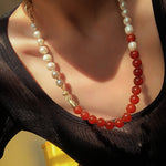 Versatile Natural Baroque Pearl Extension Chain | Luxury DIY Jewelry Accessory - floysun
