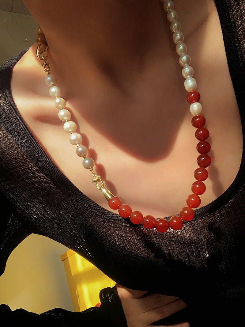 Versatile Natural Baroque Pearl Extension Chain | Luxury DIY Jewelry Accessory - floysun