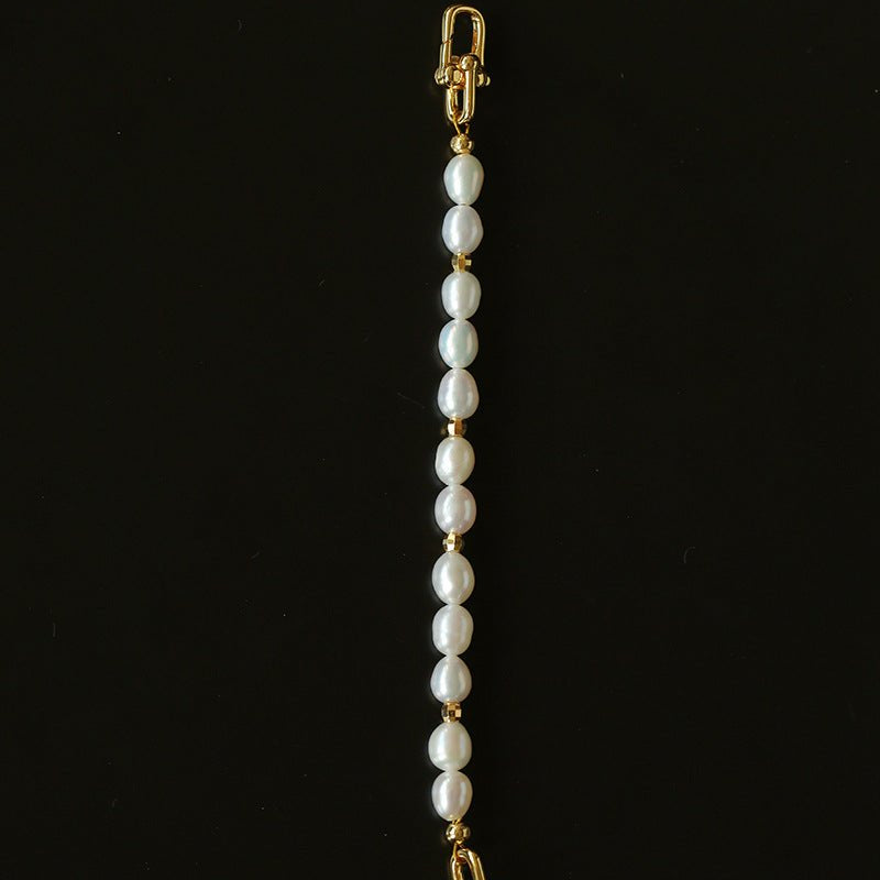 Versatile Natural Baroque Pearl Extension Chain | Luxury DIY Jewelry Accessory - floysun