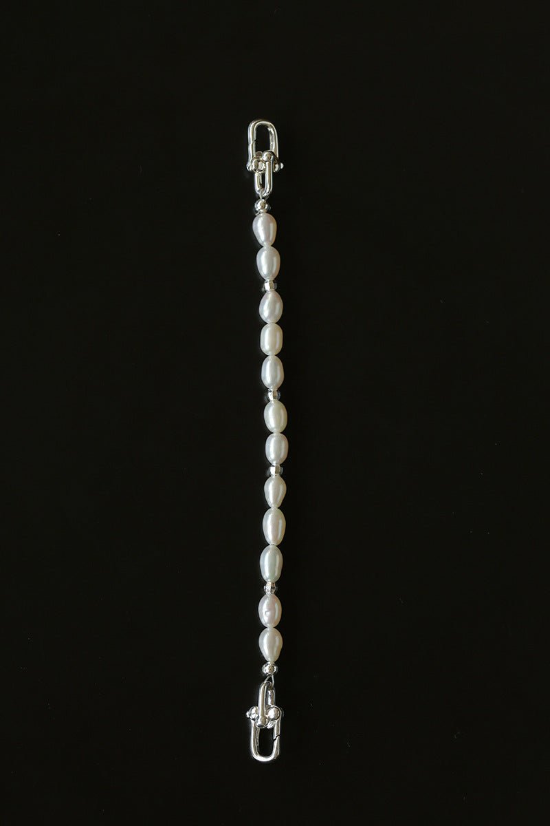 Versatile Natural Baroque Pearl Extension Chain | Luxury DIY Jewelry Accessory - floysun