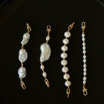 Versatile Natural Baroque Pearl Extension Chain | Luxury DIY Jewelry Accessory - floysun