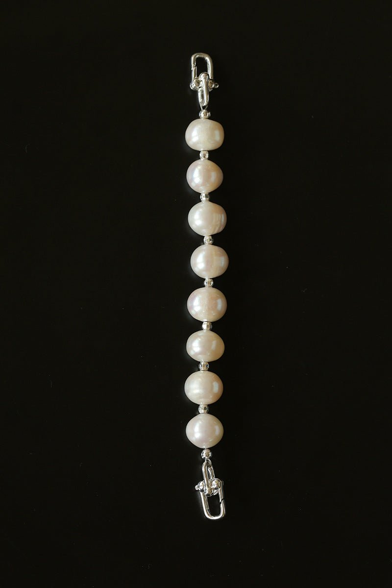 Versatile Natural Baroque Pearl Extension Chain | Luxury DIY Jewelry Accessory - floysun