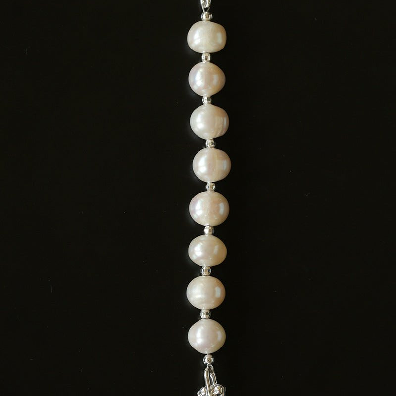 Versatile Natural Baroque Pearl Extension Chain | Luxury DIY Jewelry Accessory - floysun