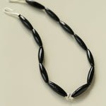 Vessel” Series Olive Agate Beaded Necklace - floysun