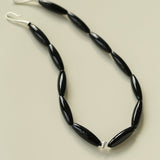 Vessel” Series Olive Agate Beaded Necklace - floysun