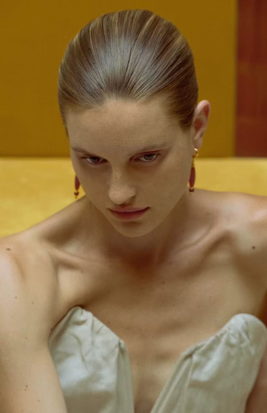 "Vessel" Series Red & Black Agate Earrings - floysun