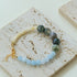 Vibrant Multicolored Gemstone Beaded Bracelet - Water Grass Onyx Bracelet - floysun