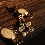 Vintage 3D Love Birds Chain Brooch - floysun