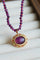 Vintage Amethyst Pendant Necklace - floysun