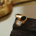 Vintage Antique Coin Ring Style A The Lion and Bee Ring - floysun