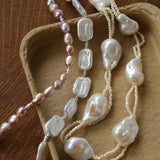 Vintage Baroque Pearl Choker Necklace | French Retro Chic - floysun