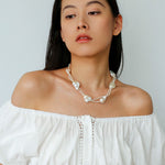 Vintage Baroque Pearl Choker Necklace | French Retro Chic - floysun