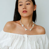 Vintage Baroque Pearl Choker Necklace | French Retro Chic - floysun
