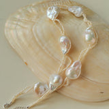 Vintage Baroque Pearl Choker Necklace | French Retro Chic - floysun