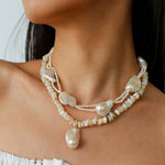 Vintage Baroque Pearl Choker Necklace | French Retro Chic - floysun