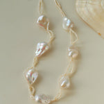 Vintage Baroque Pearl Choker Necklace | French Retro Chic - floysun
