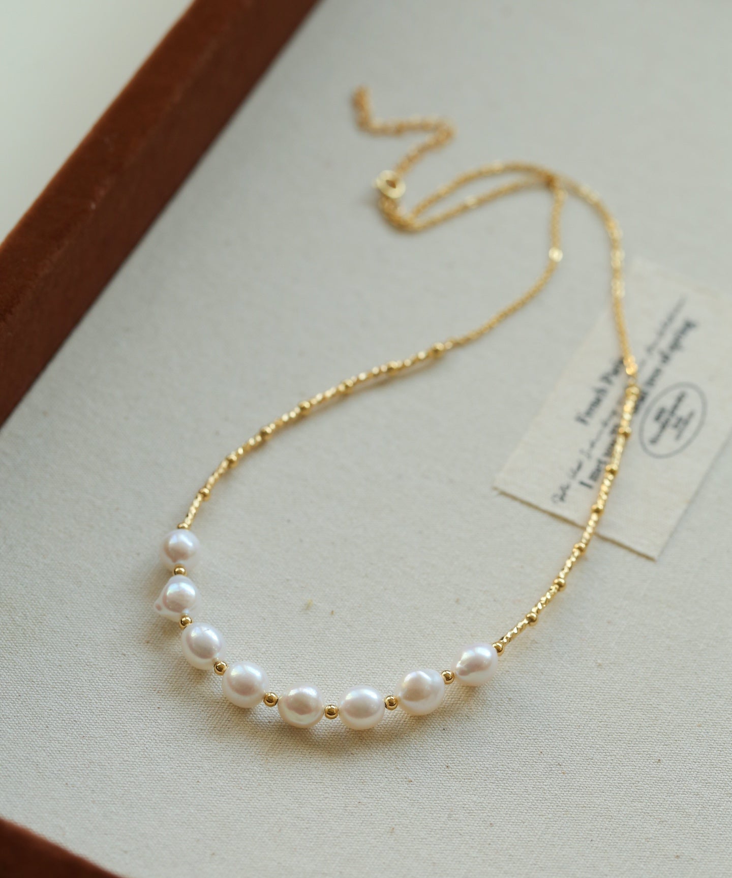 Vintage Baroque Pearl Choker Necklace - floysun