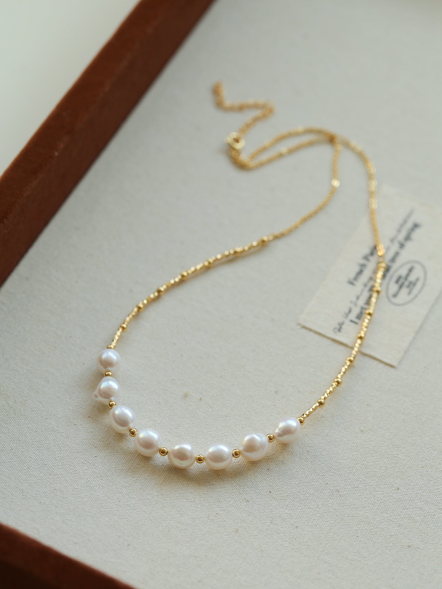 Vintage Baroque Pearl Choker Necklace - floysun