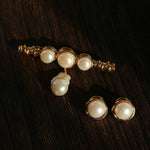 Vintage Baroque Pearl Curve Brooch - floysun