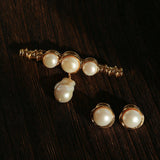 Vintage Baroque Pearl Curve Brooch - floysun