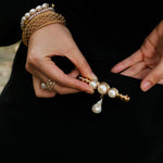 Vintage Baroque Pearl Curve Brooch - floysun