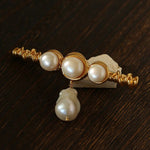 Vintage Baroque Pearl Curve Brooch - floysun