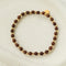 Vintage Bohemian Golden Silk Sandalwood Beaded Bracelet - floysun