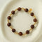 Vintage Bohemian Golden Silk Sandalwood Beaded Bracelet - floysun