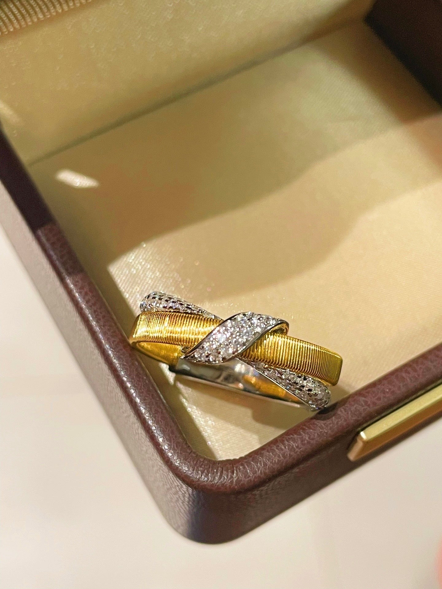 Vintage Brushed Cross Ring - floysun