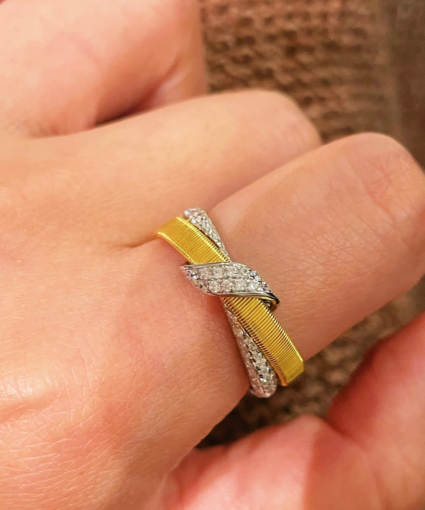 Vintage Brushed Cross Ring - floysun