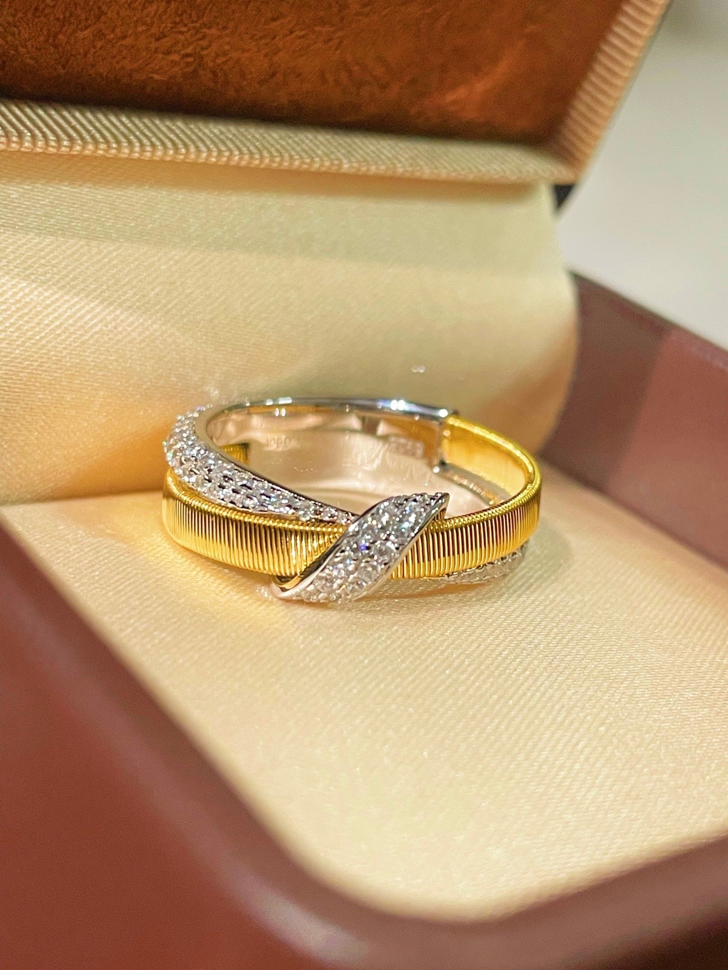 Vintage Brushed Cross Ring - floysun
