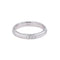 Vintage Brushed Texture CZ Accent Band Ring - floysun
