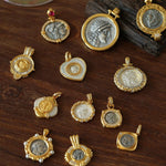 Vintage Coin Pendant Collection – Mix & Match Chains & Pearl Necklaces - floysun