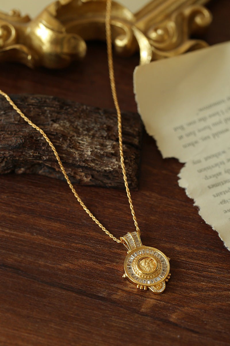 Vintage Coin Pendant Collection – Mix & Match Chains & Pearl Necklaces - floysun