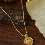 Vintage Coin Pendant Collection – Mix & Match Chains & Pearl Necklaces - floysun