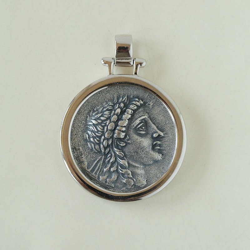 Vintage Coin Pendant Collection – Mix & Match Chains & Pearl Necklaces - floysun