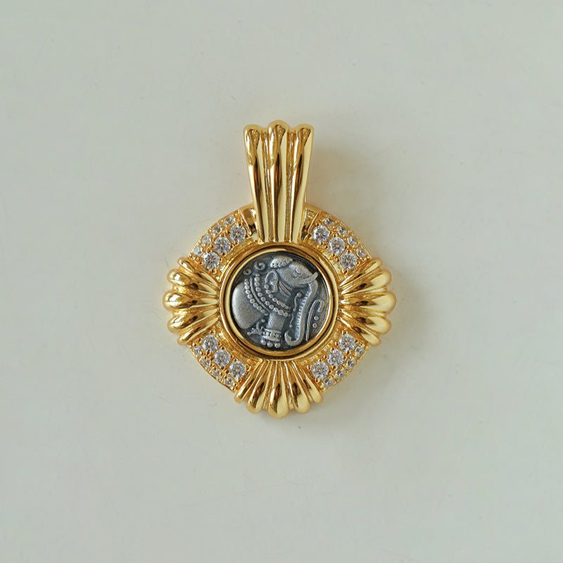 Vintage Coin Pendant Collection – Mix & Match Chains & Pearl Necklaces - floysun